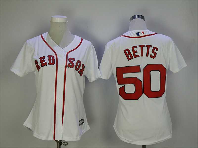 Women Boston Red Sox #50 Mookie Betts White New Cool Base Jersey,We sell and wholesale Women Boston Red Sox #50 Mookie Betts White New Cool Base Jersey on line form chian!